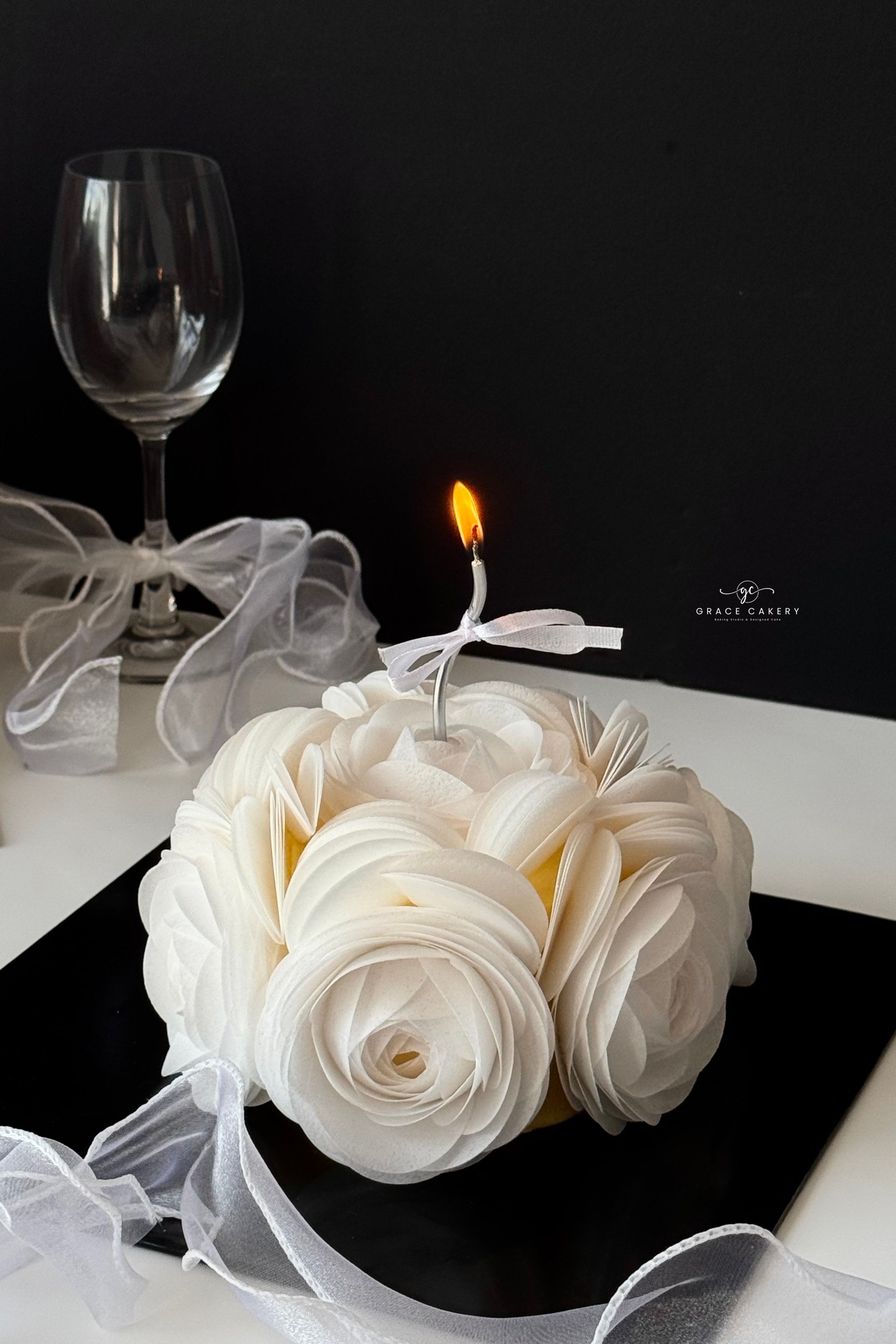 Wafer Paper Rose Cake Class (JB)