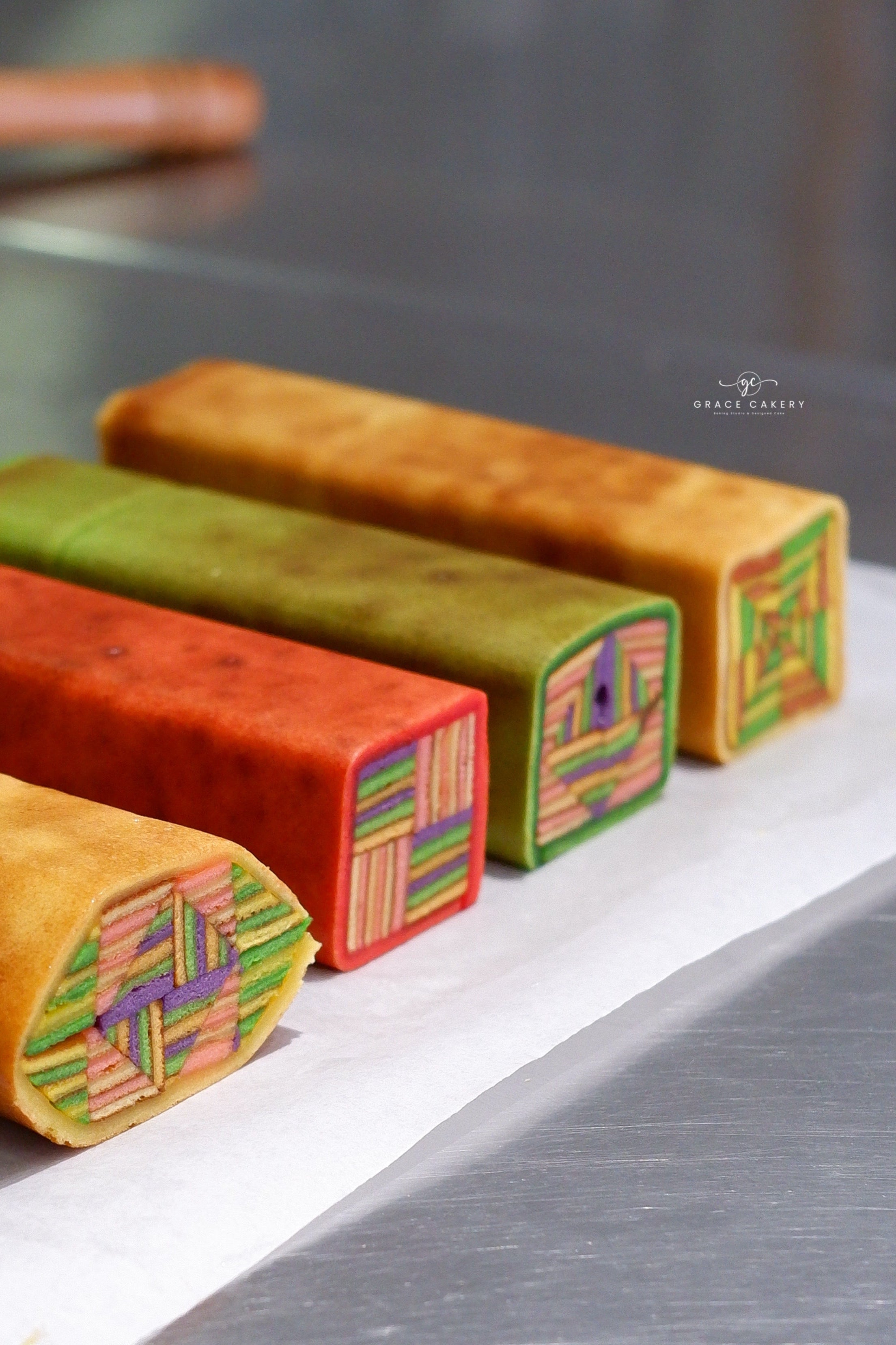 Pattern Mini Layer Cake + Choc Pistachio Lapis Class (JB)