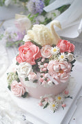 Swan Flower Flower Piping Cake Class (JB)