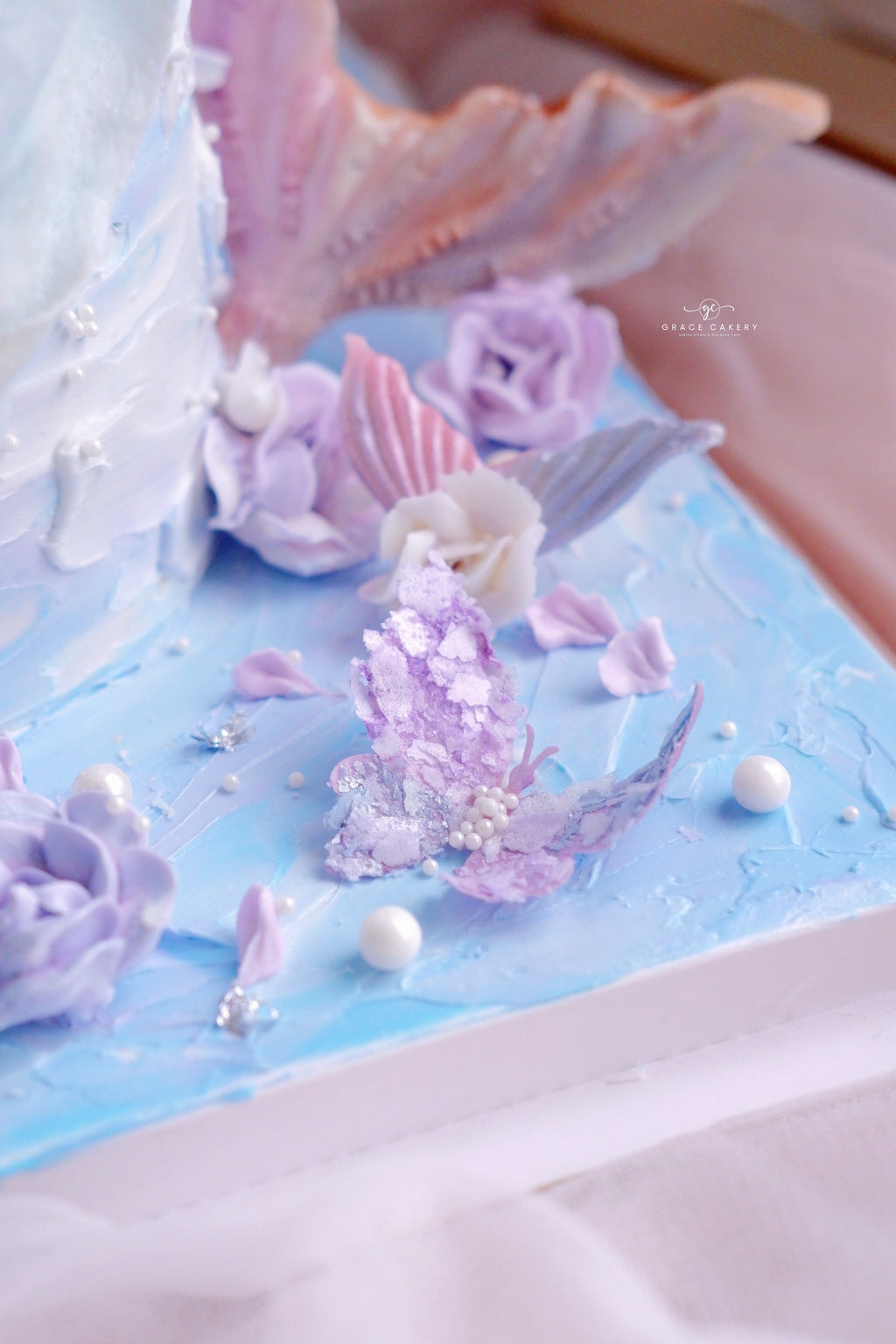 Wafer Ribbon Mermaid Fantasy Cake Class (JB)
