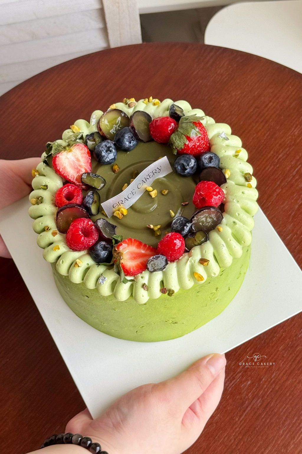 Pistachio Heaven Waterfall Cake Class (KL)