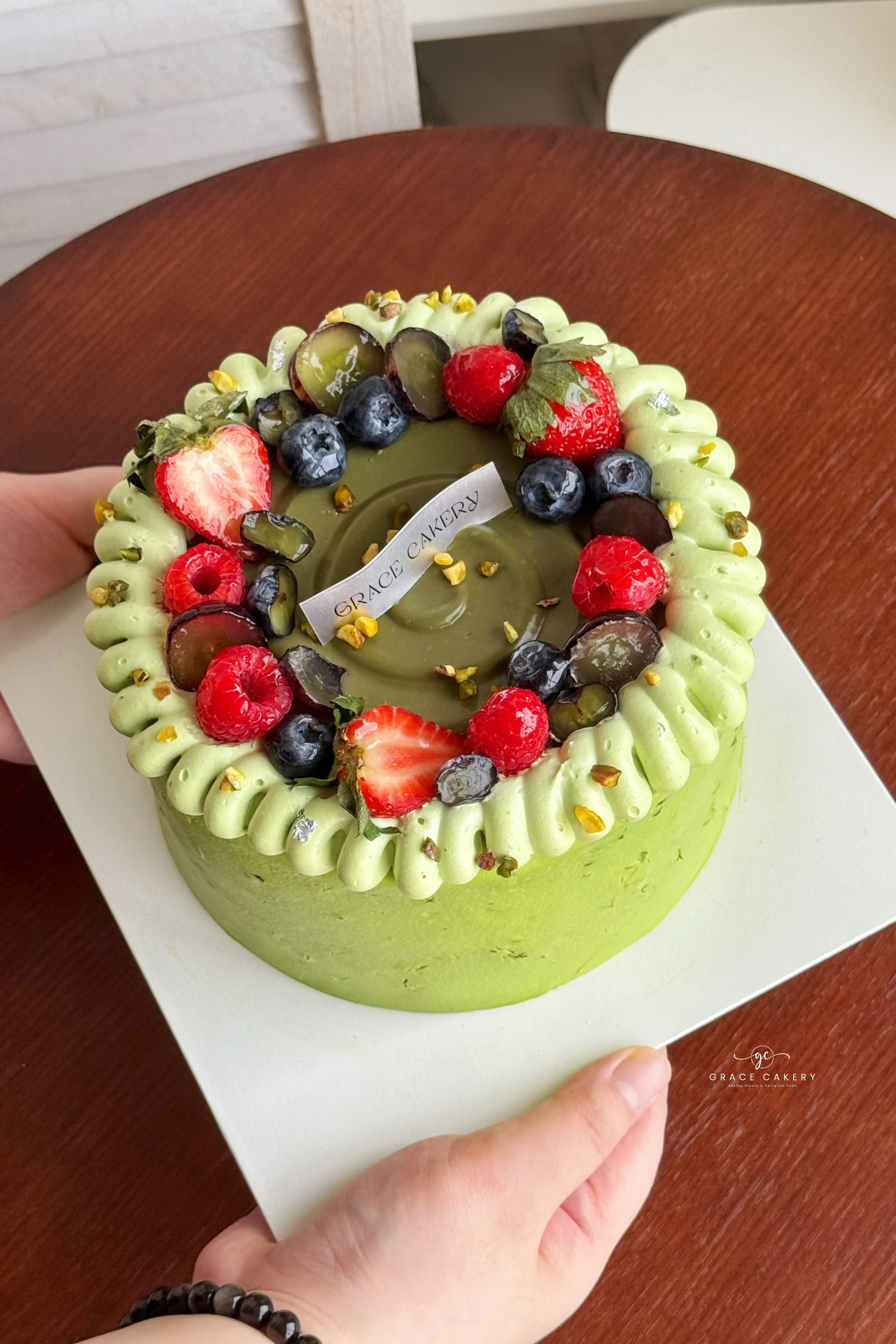 Pistachio Heaven Waterfall Cake Class (KL)