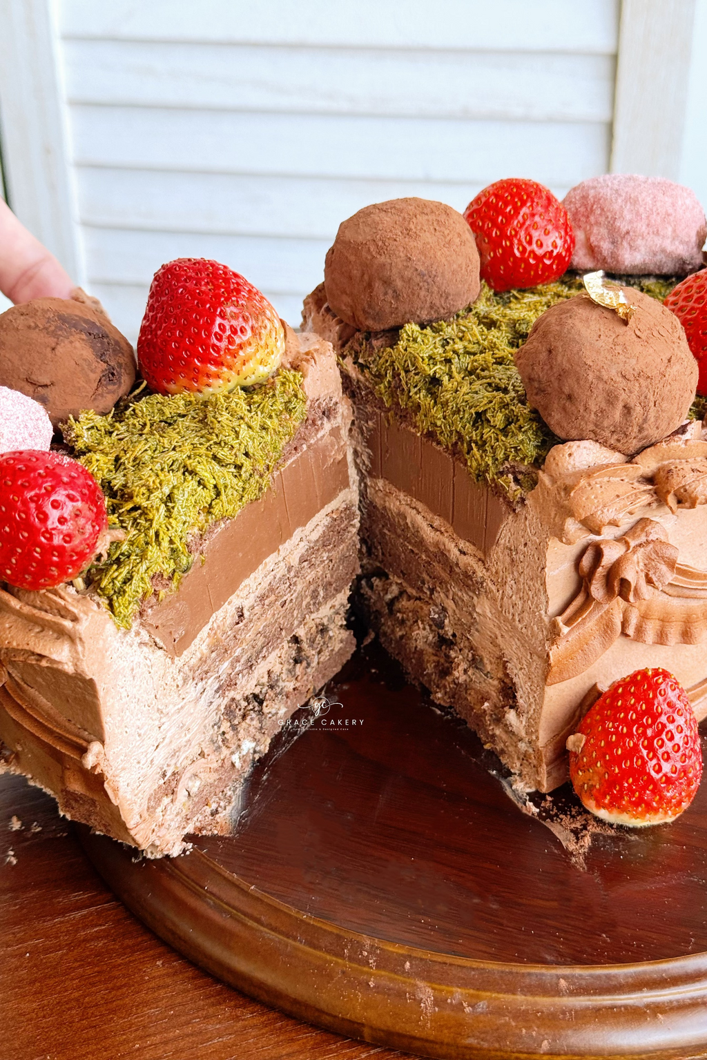 Dubai Q Pistachio Rich Chocolate Cake Class (Online)