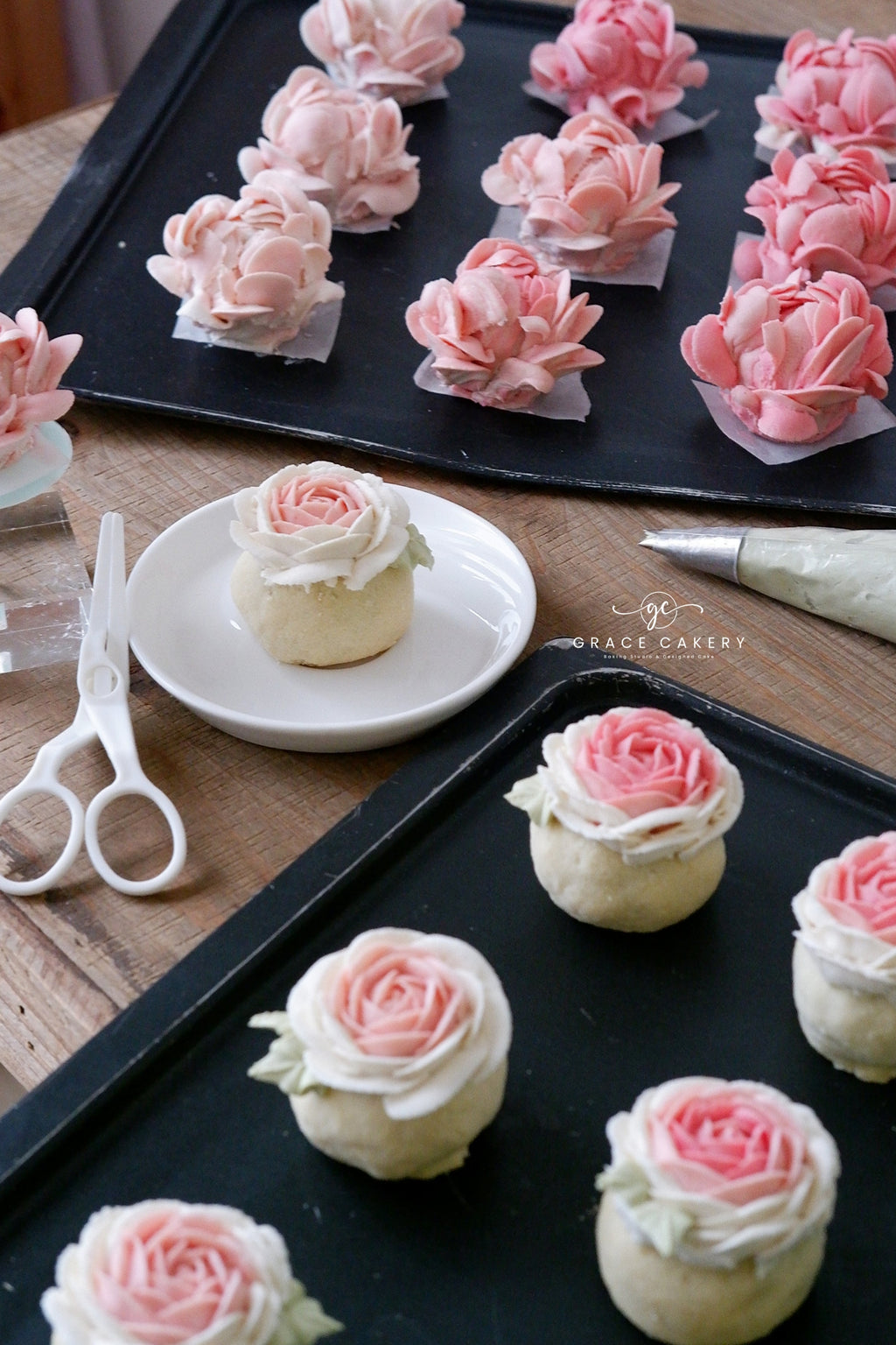 Flower Piping Shanghai Mooncake Class (KL)