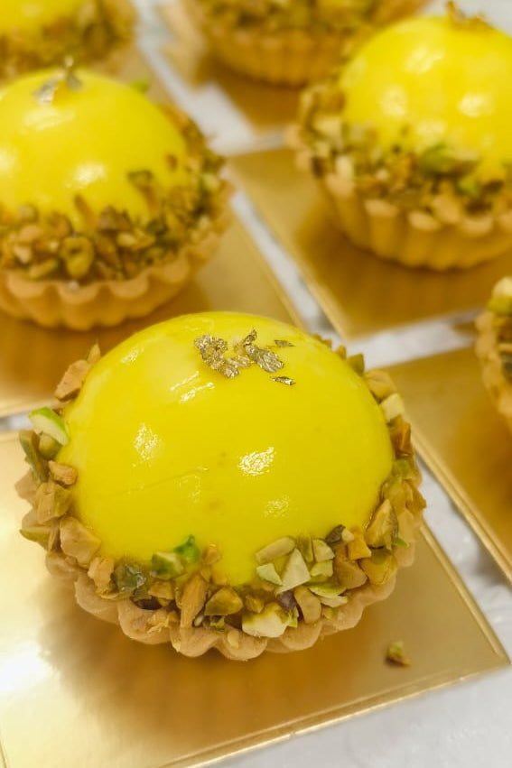 French Lemon Mousse Cake & Pistachio Lemon Tart Class (JB)