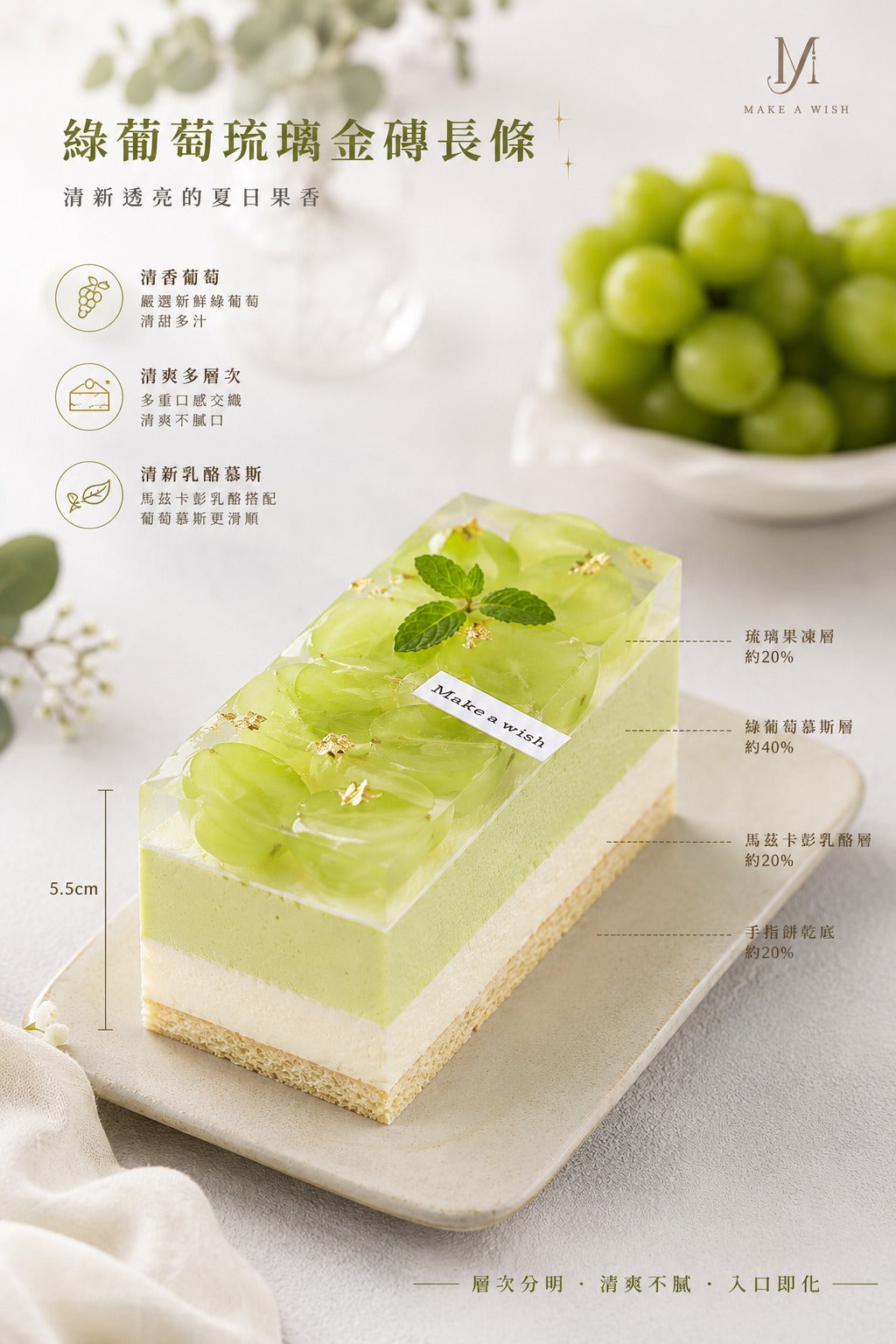 Mango Jelly & Muscat Glazed Loaf Cake Class (JB)